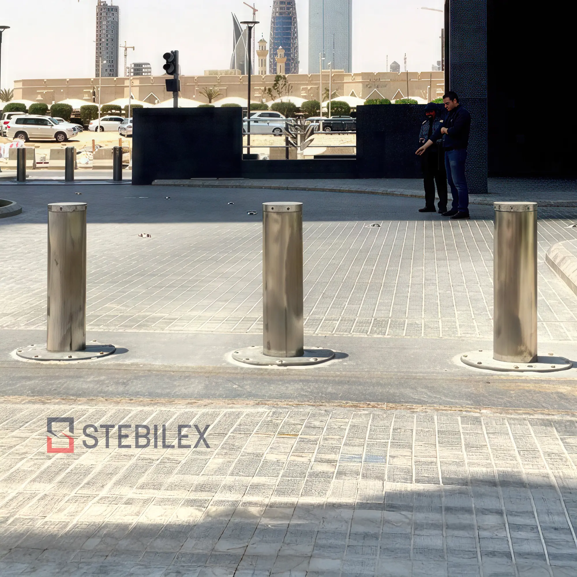 Crash-rated Hydraulic Bollards from Stebilex