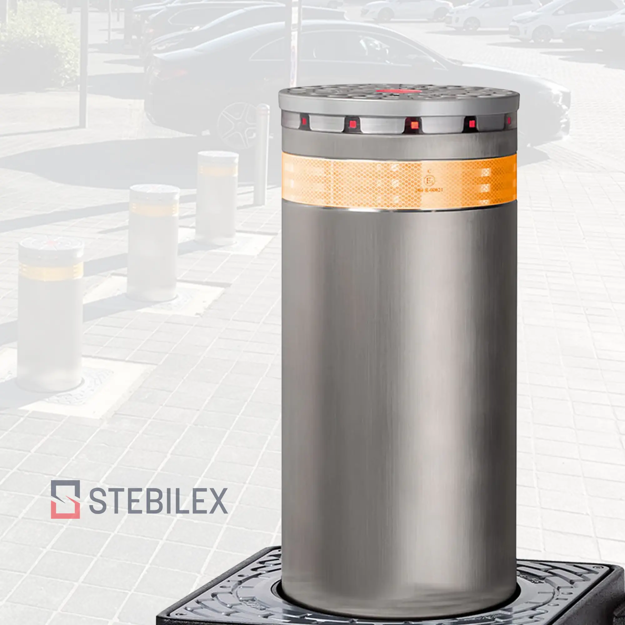 High-security Hydraulic Bollards from Stebilex