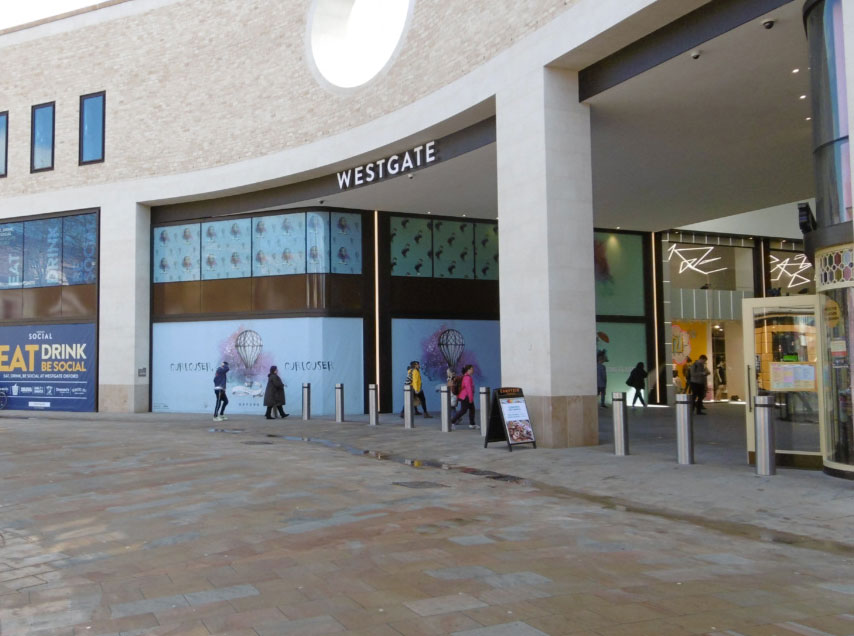 Mall Security with Custom Bollards