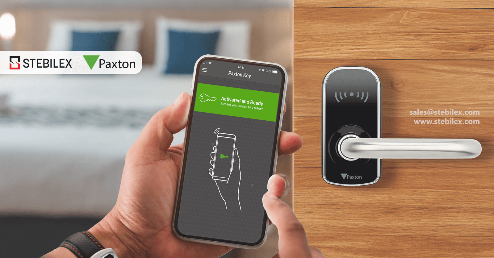 Wireless Access Control with PaxLock Pro in Airbnb, Hotels and Business Centers – Bluetooth/Mobile App for Property Access