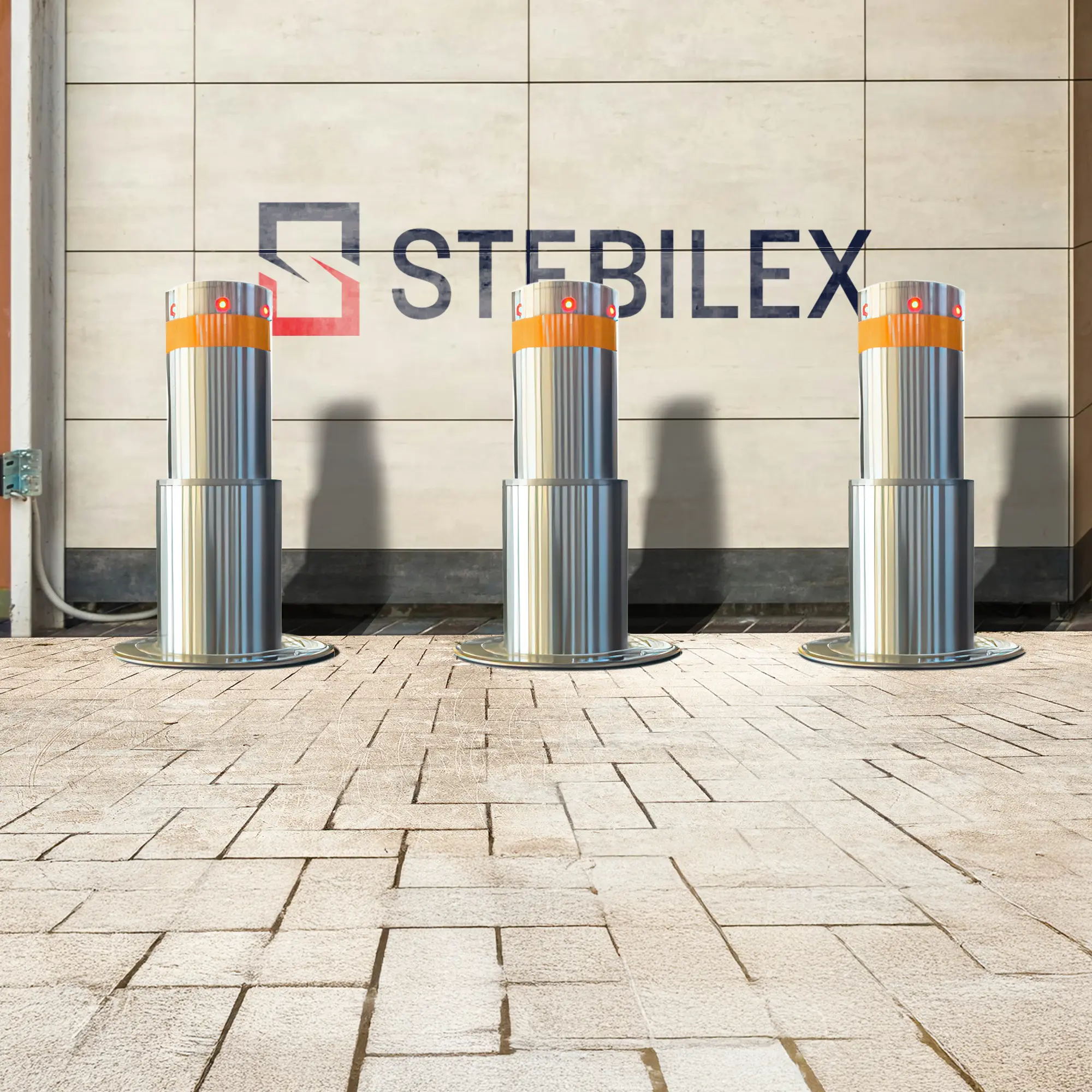 Retractable Hydraulic Bollards from Stebilex