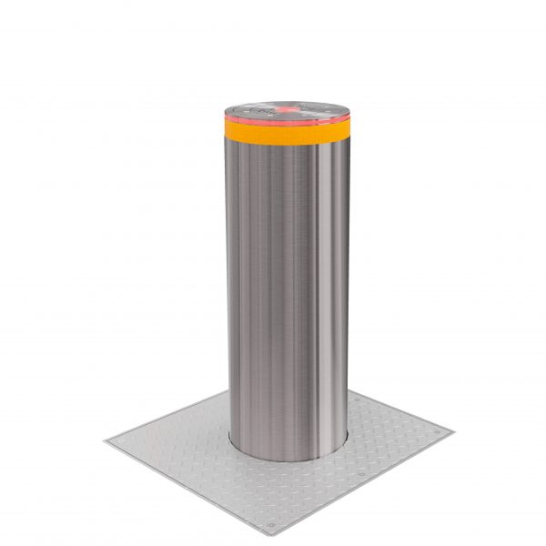 m30 high security automatic bollards stainless steel rb3485