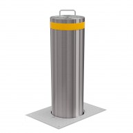 traffic removable bollards stainless steel rb345-185